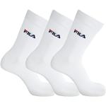 Chaussettes de sport de créateur Fila blanches à logo en coton en lot de 3 Pointure 39 classiques pour homme 