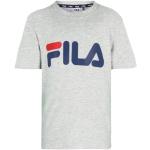 T-shirts de créateur Fila Classic gris clair à manches courtes à manches courtes look fashion 