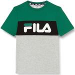 T-shirts à manches courtes de créateur Fila gris clair enfant look fashion 
