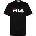 T-shirts de créateur Fila noirs en jersey à manches courtes à manches courtes Taille S look fashion 