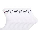 Socquettes de créateur Fila blanches lavable en machine en lot de 6 Pointure 46 look fashion pour homme en promo 