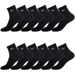 Socquettes de créateur Fila noires en lot de 12 Pointure 46 look fashion pour homme 