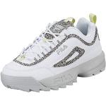 Chaussures de sport de créateur Fila Disruptor blanches à motif animaux Pointure 39 look fashion pour femme en promo 
