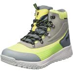 Chaussures de randonnée de créateur Fila vert lime en caoutchouc imperméables Pointure 42 look fashion pour femme 