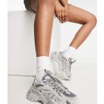 Baskets à lacets de créateur Fila Interation grises en caoutchouc à lacets Pointure 37,5 look casual pour femme en promo 