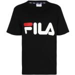 T-shirts de créateur Fila Classic noirs en jersey à manches courtes à manches courtes look fashion 