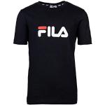 T-shirts de créateur Fila noirs en jersey enfant classiques 