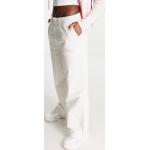 Pantalons taille haute de créateur Fila blancs Taille S look sportif pour femme en promo 