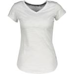 Maillots de running de créateur Fila blancs en polyester respirants à manches courtes Taille XS pour femme en promo 
