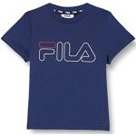 T-shirts à manches courtes de créateur Fila bleus enfant look médiéval 