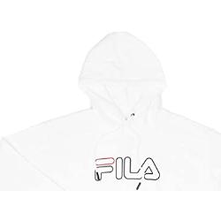 FILA Salea Sweatshirt à Capuche, Blanc éclatant, XS Femme