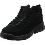 Chaussures de sport de créateur Fila Disruptor noires en caoutchouc légères Pointure 43,5 look fashion pour homme 