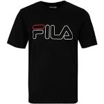 T-shirts à manches courtes Fila noirs en jersey de créateur look casual pour garçon de la boutique en ligne Amazon.fr 