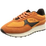 Chaussures de sport de créateur Fila Soulrunner orange look fashion pour homme 