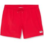 Shorts de bain de créateur Fila rouges Taille S look fashion pour homme 