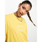 T-shirts à imprimés de créateur Fila jaunes Taille XS look casual pour femme 