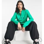 Polos brodés de créateur Fila verts Taille XS look casual pour femme en promo 