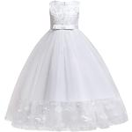 Robes de demoiselle d'honneur blanches en dentelle à motif papillons look fashion pour fille de la boutique en ligne Amazon.fr 