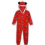 Pyjamas en polaire rouges en polyester à pompons Mickey Mouse Club Minnie Mouse Taille 6 ans look fashion pour fille de la boutique en ligne Amazon.fr 