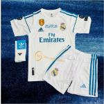Maillots sport noirs enfant Real Madrid 