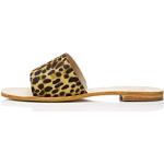 Sandales Find. marron à effet léopard léopard Pointure 40 look fashion pour femme 