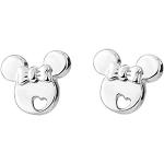 Boucles d'oreilles Findout prune en or 18 carats Mickey Mouse Club Mickey Mouse look fashion pour femme 