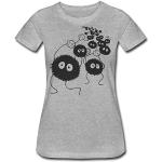 Finest Prints Dancing Little Soot Fairies T-shirt pour femme, gris, taille M