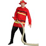 Déguisements de pompier Ciao rouges Tailles uniques look fashion 