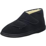 Chaussons Fischer Shoes noirs en laine montants pour pieds étroits avec un talon entre 3 et 5cm look fashion pour homme 