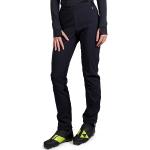 Pantalons de ski noirs en microfibre stretch look fashion pour femme 
