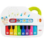 Jouets musicaux 3 en 1 pour bébé - Clavier de piano - Xylophone - Cadeau  pour filles et garçons de 1 à 2 ans - Jouet d'apprentissage Montessori avec  lumière pour les