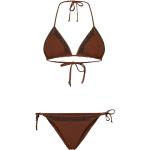 Bikinis triangle FISICO-Cristina Ferrari marron en lycra à clous Taille L pour femme 
