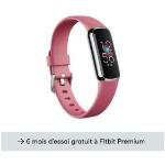 Bracelets connectés Fitbit roses pour femme en solde 