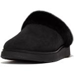 Chaussures FitFlop noires en daim à motif moutons en daim Pointure 41 look fashion pour femme 