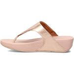 Fitflop Lulu Leather Toepost, Sandales Bout ouvert Femme - Rose (Rose Gold 323) - 40 EU