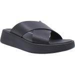 Sandales saison été FitFlop noires Pointure 40 avec un talon jusqu'à 3cm pour femme 