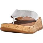 Sandales plates FitFlop argentées en caoutchouc Pointure 40 look casual pour femme 