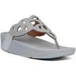 Fitflop Tongs Elora Crystal Toe Thongs Silver Fitflop