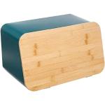 Boîtes à pain bleu canard en bambou 