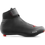 Chaussures de vélo Fizik noires en polaire étanches à fermetures éclair Pointure 53 look fashion pour homme 