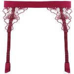 Porte-jarretelles Fleur of England rouge bordeaux Taille XS pour femme en promo 