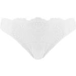 Slips Fleur of England blancs en coton Taille XS romantiques pour femme en promo 