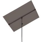Flex-Shade L parasol 130 x 180 cm Polyester UV 50 gris foncé