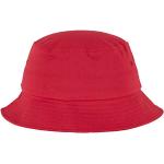 Chapeaux bob Flexfit rouges Tailles uniques look fashion en promo 