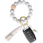 Bracelets en silicone à perles à motif voitures en bois look fashion 
