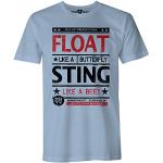 Float Like A Butterfly Sting Like A Bee - Muhammad Ali - Le Meilleur Champion de Boxe - T-Shirt Homme