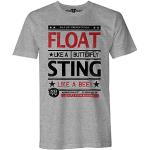Float Like A Butterfly Sting Like A Bee - Muhammad Ali - Le Meilleur Champion de Boxe - T-Shirt Homme