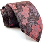 Cravates de mariage roses en microfibre classiques pour homme 