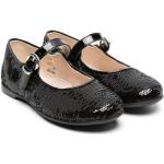Chaussures casual Florens noires en caoutchouc à sequins Pointure 23 look casual en promo 