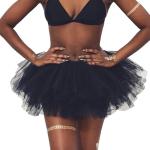 Tutus de danse noirs en tulle Taille M look fashion pour femme en promo 